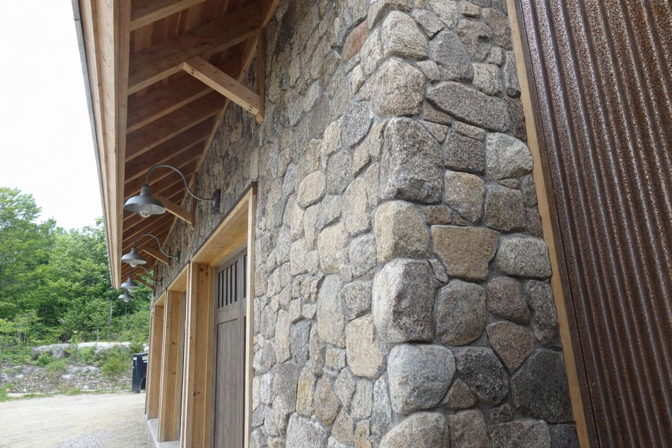 Stone veneer installation in Anchorage, AK